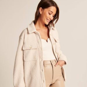 Abercrombie & Finch Sherpa Shirt Jacket